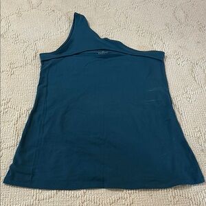 Torrid Teal Cut-Out One Shoulder Top